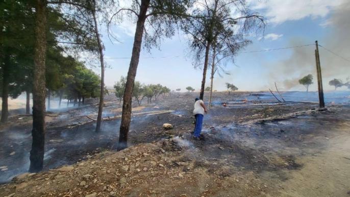 حريق بأوريكة يستنفر السلطات وفرق الوقاية المدنية