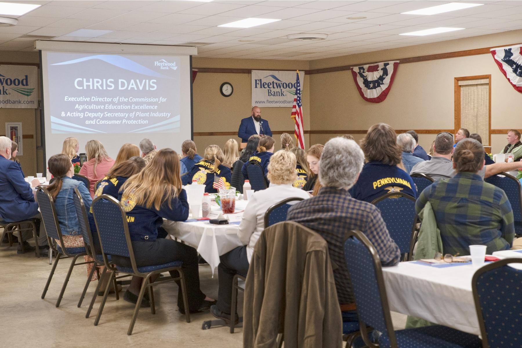 Fleetwood Bank hosts annual agricultural dinner for local ag industry professionals