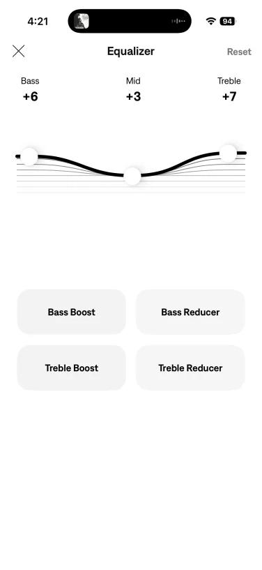 bose equalizer screenshot