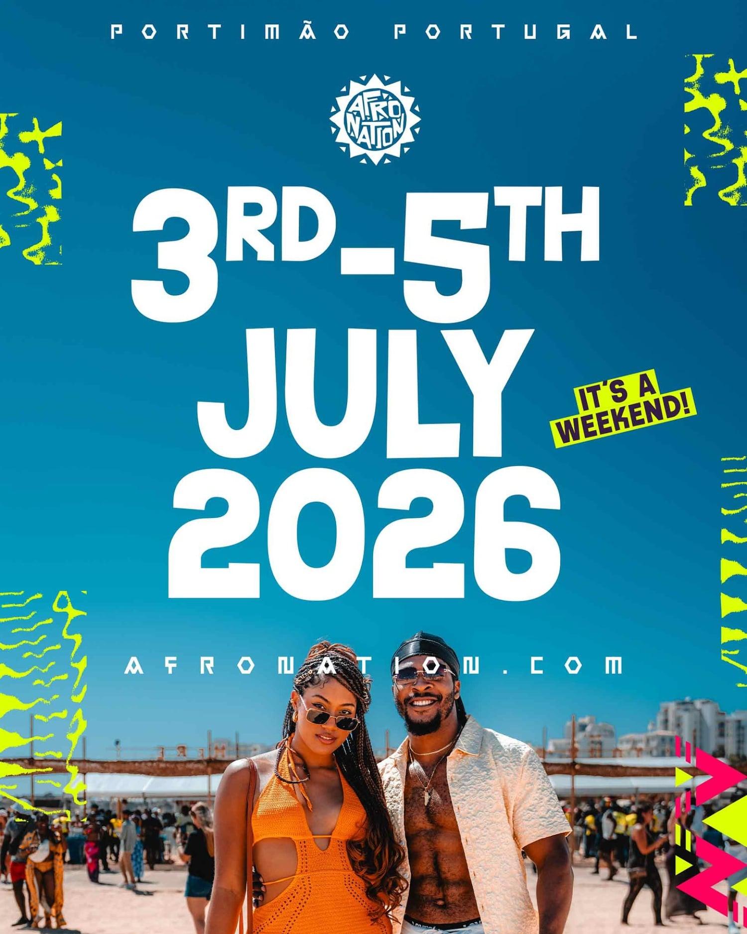 Afro Nation ouvre le bal à Portimão le 3&nbsp;juillet