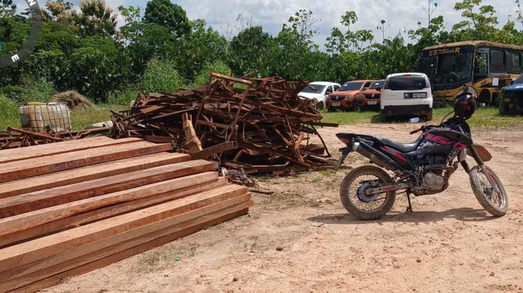 Operação identifica 20 pontos de desmatamento ilegal em reserva federal no Amapá