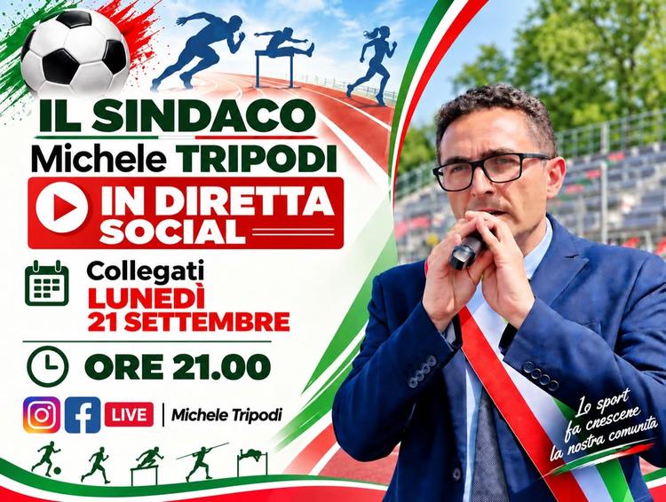 Stasera diretta del Sindaco Michele Tripodi ore 21.00Questa sera alle ore 21.00 vi aspetto tutti in diretta social… Parl...