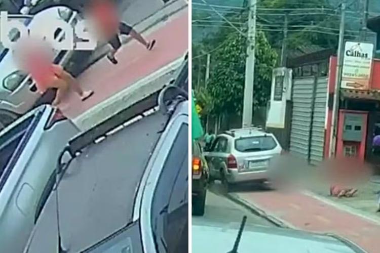 Crianças são atropeladas por carro que invadiu ciclovia em Ilhabela, no Litoral Norte de SP