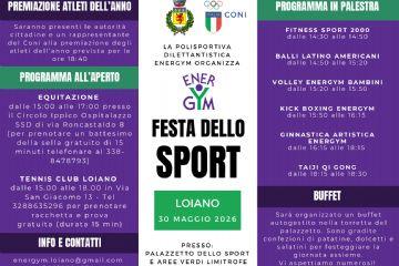30 maggio 2026 - Festa dello Sport