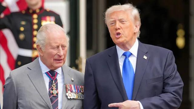 Charles teria ficado enojado ao descobrir que é primo de Trump, diz site