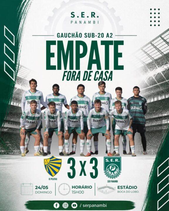 SER Panambi mantém invencibilidade no Estadual Sub 20 Série A2 de futebol de campo