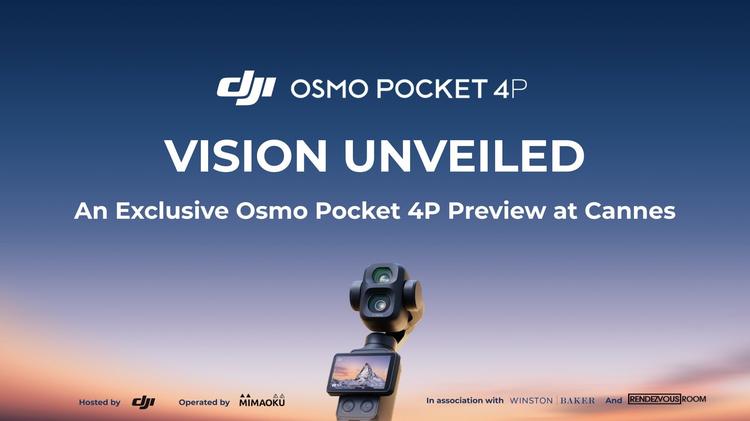 promotional image of the dji osmo pocket 4p