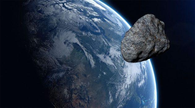 Künstlerische Darstellung eines Asteroiden im Anflug auf die Erde (Illu.). Copyright: urikyo33 (via Pixabay.com) / Pixabay License