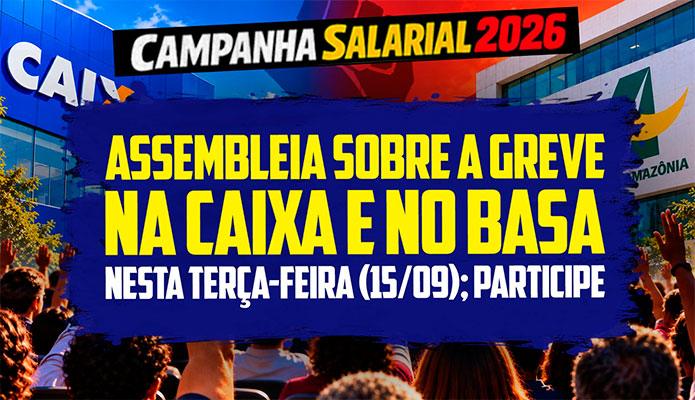 Assembleia Virtual sobre a greve nesta terça-feira (15/09) via Zoom; participe