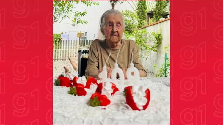 Aos 109 anos, pessoa mais velha de SC não teve filhos e atravessou da 1ª Guerra Mundial à Covid-19