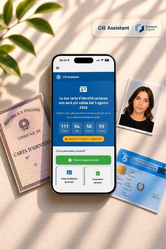 📱 Nuova funzione configurabile per la vostra app: CIE Assistant - Una pagina interattiva che guida i cittadini al rinno...