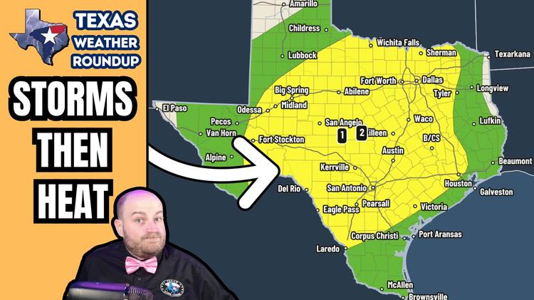 Stormy Texas Weekend Ahead Before Heat Dome Builds Next Week