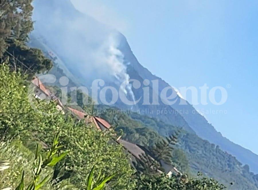 Incendio a Salento: necessario l’intervento del Canadair