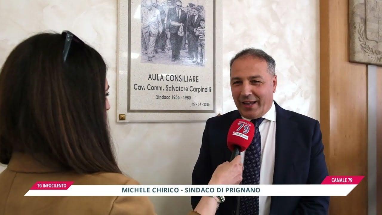 Prignano Cilento: intitolata a Salvatore Carpinelli l’aula consiliare, guidò il Comune dal 1956 al 1980