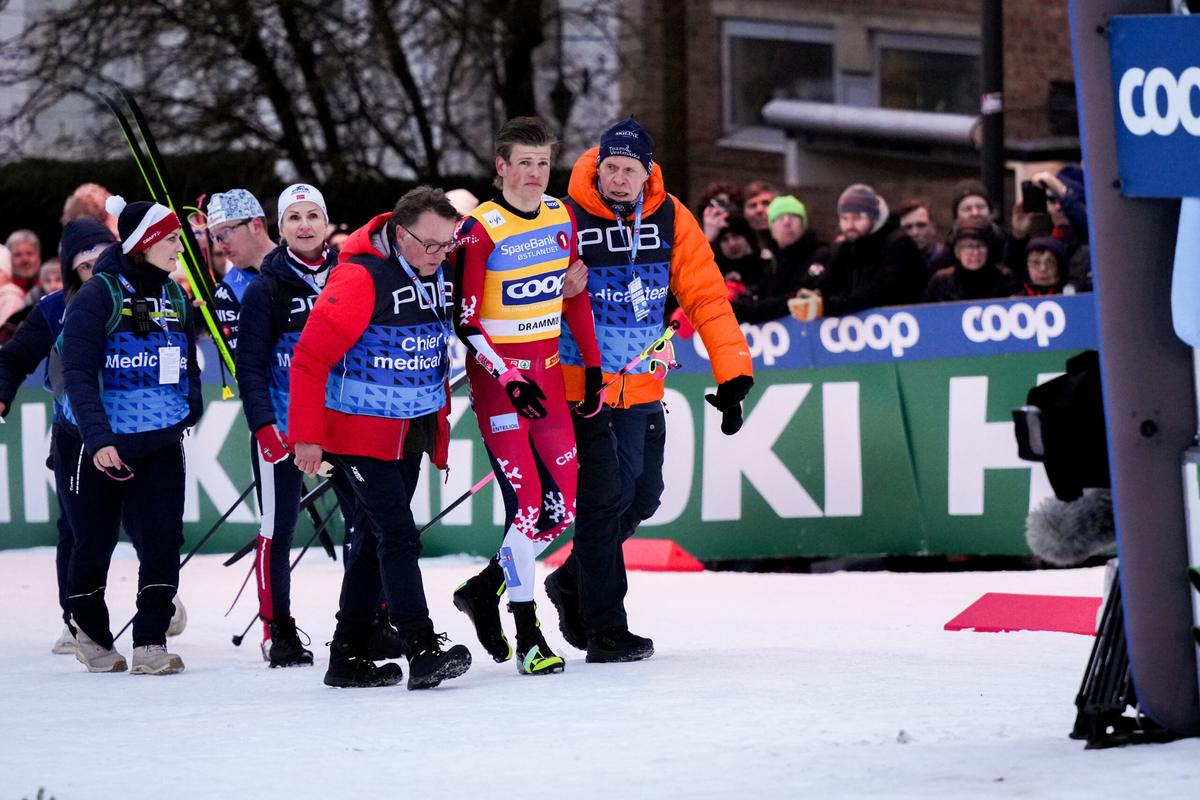 Ski de fond | Drammen : le roi Johannes Hoesflot Klæbo chute et ne termine pas sa demi-finale