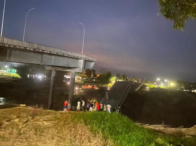 'Parecia um tremor de terra', diz morador sobre desabamento de ponte que deixou 4 feridos no Acre