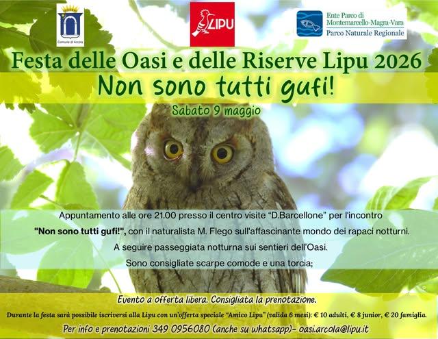 Festa all'Oasi Lipu per la giornata alla scoperta delle Oasi e delle Riserve Lipu Sabato 9 e domenica 10 maggio appuntam...