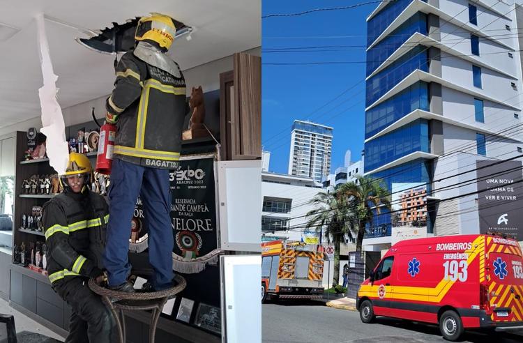Ação rápida de moradores evita danos maiores durante incêndio em Itajaí