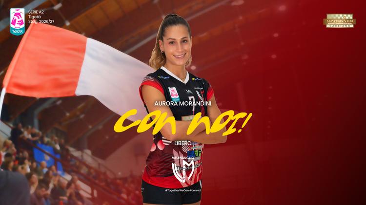 Volley A2/F, Narconon Melendugno: rinnova Aurora Morandini