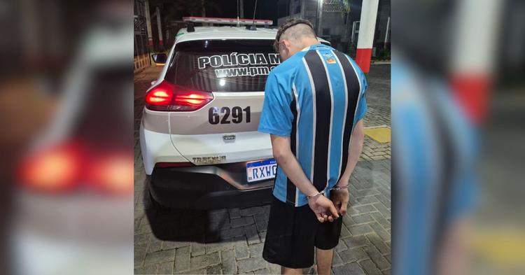 Condenado pela justiça é preso em ponto de uso de drogas em Navegantes