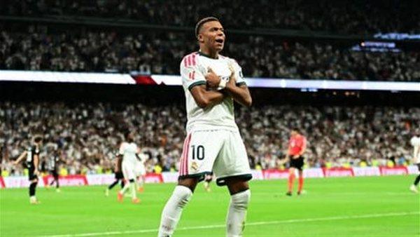 مبابي يقود ريال مدريد للفوز الساحق على سوسييداد