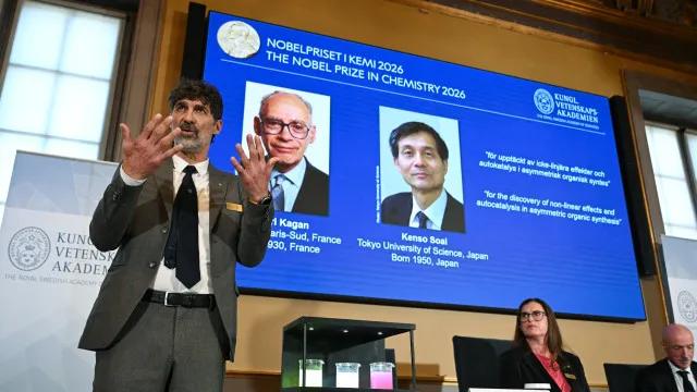 Nobel de Química premia ciência que faz moléculas 'escolherem um lado'