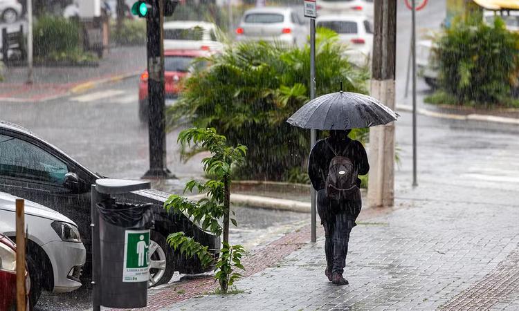 SC está sob 4 alertas de tempo do Inmet para vendaval, tempestade e chuva acumulada