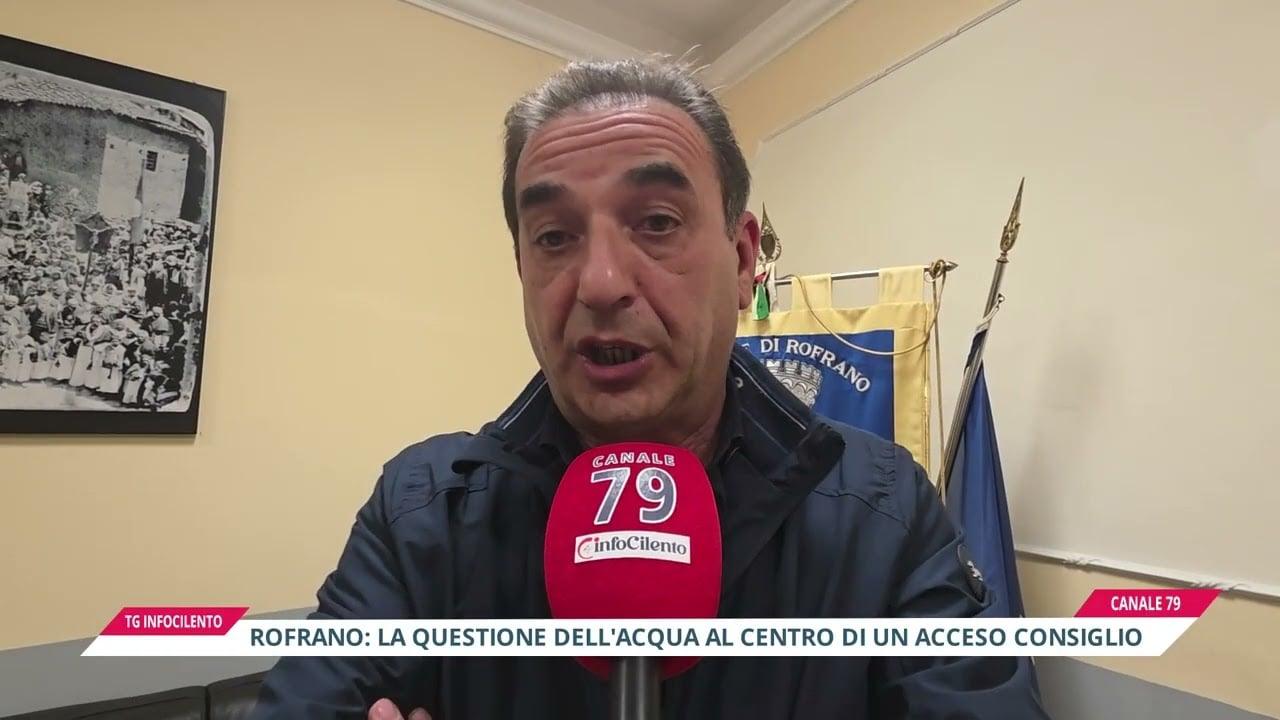 Rofrano: la questione dell’acqua al centro di un acceso consiglio comunale