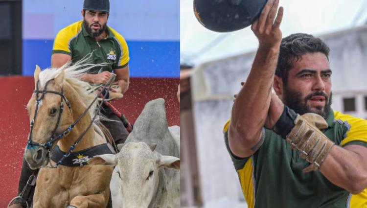 Henrique, da dupla com Juliano, participa de vaquejada em Sergipe