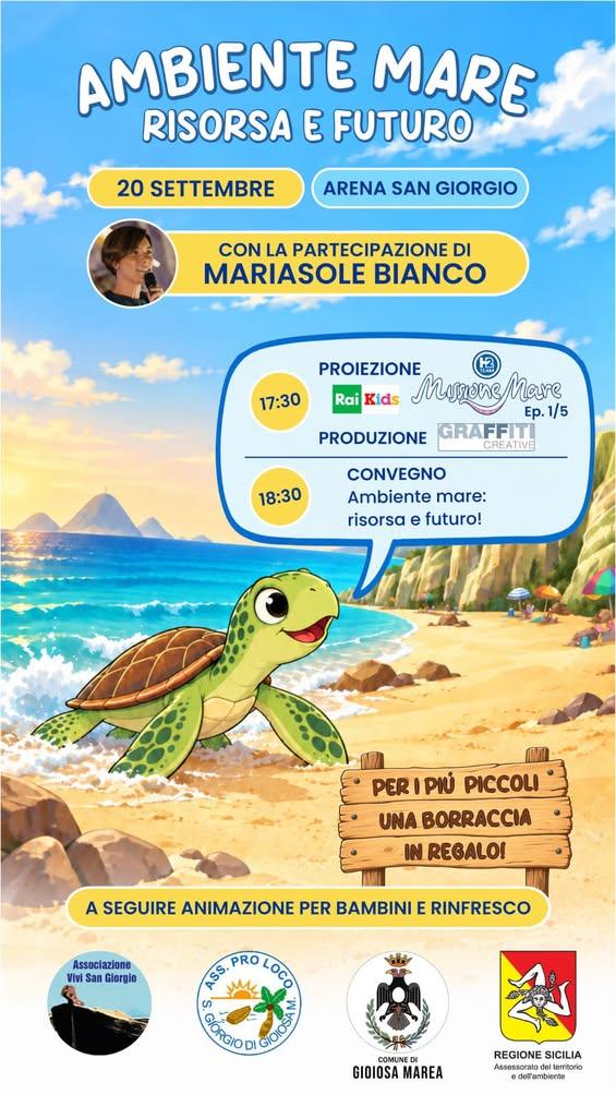 🌊🐢 AMBIENTE MARE – RISORSA E FUTURO 🐢🌊 Un sentito grazie alla Pro Loco San Giorgio e all’Associazione Vivi San Giorg...