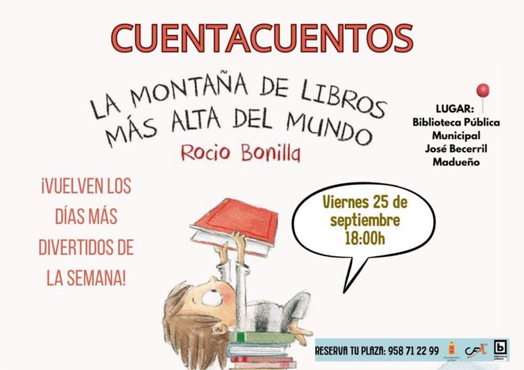 La Biblioteca Municipal de Baza inicia la temporada de cuentacuentos este viernes 25 de septiembre