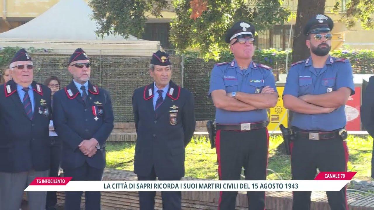 Sapri ricorda i 83 martiri civili del bombardamento del 15 agosto 1943