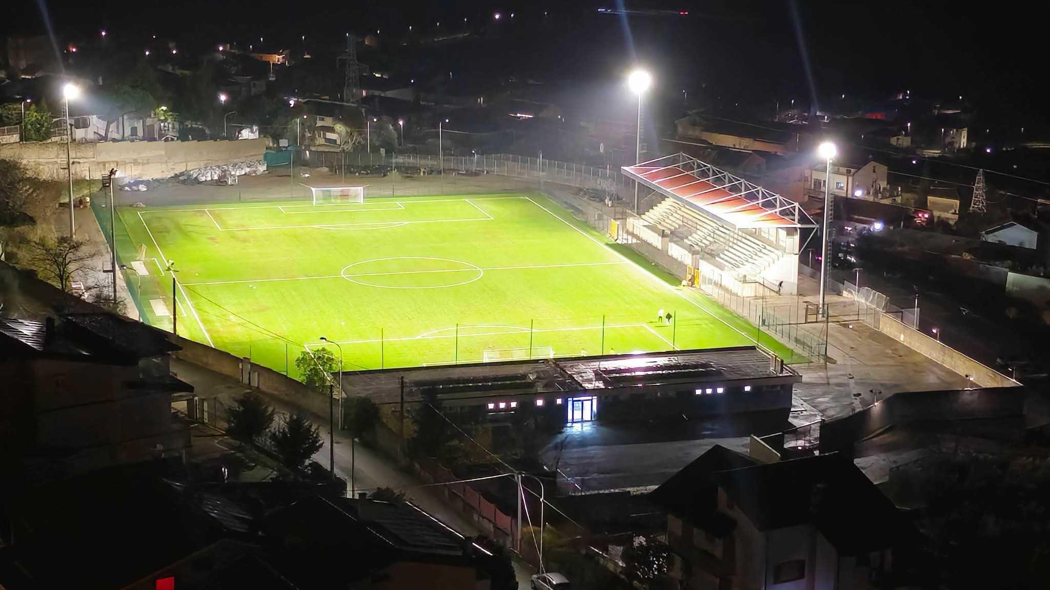 Sala Consilina: omologato il terreno di gioco dello stadio “Osvaldo Rossi”