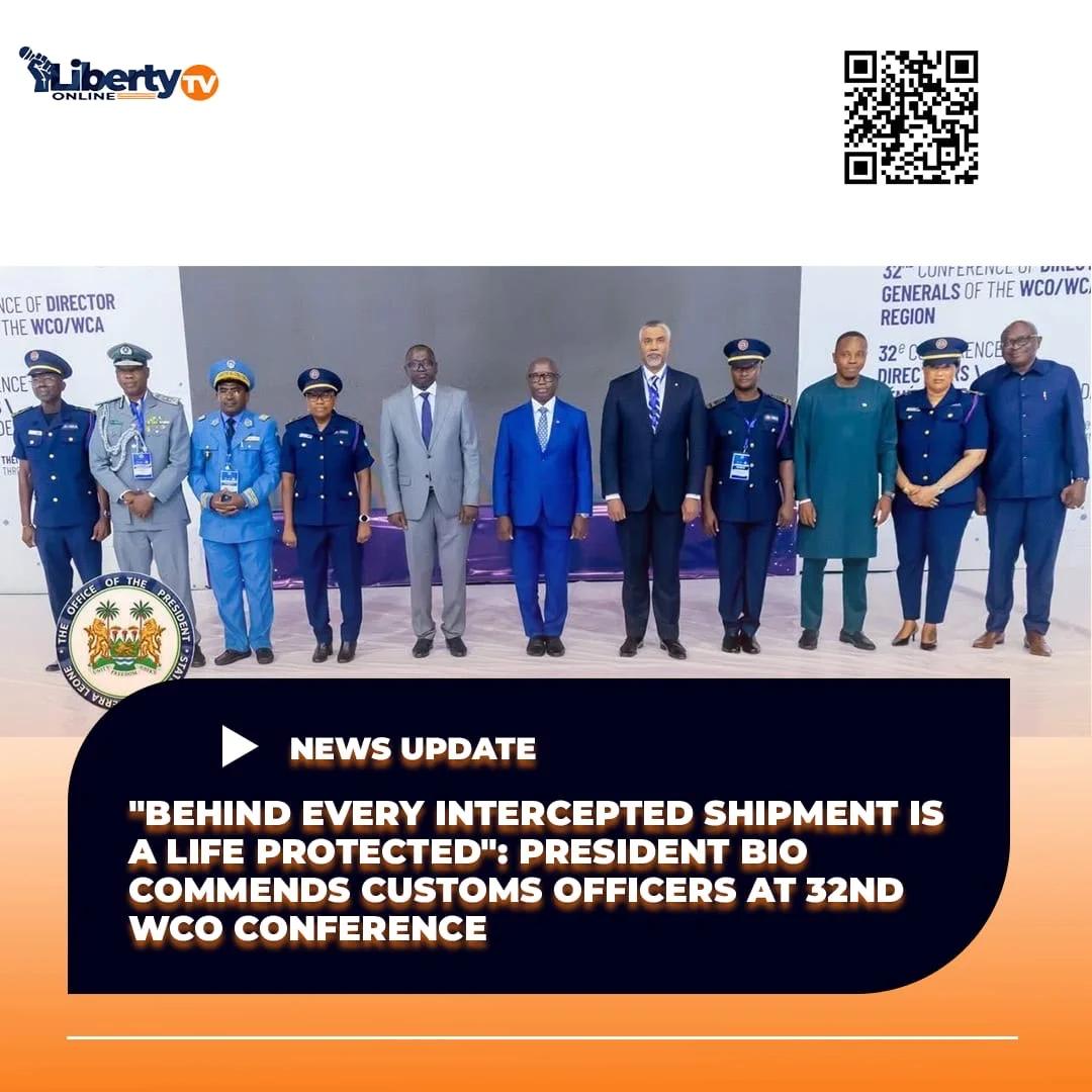 “Behind Every Intercepted Shipment Is a Life Protected”: President Bio Praises Customs Officers, Calls for Stronger ECOWAS Border Integration