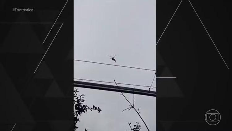 Sem saber, moradores filmaram helicóptero em que estava Rick instantes antes do acidente: 'Chamou atenção'