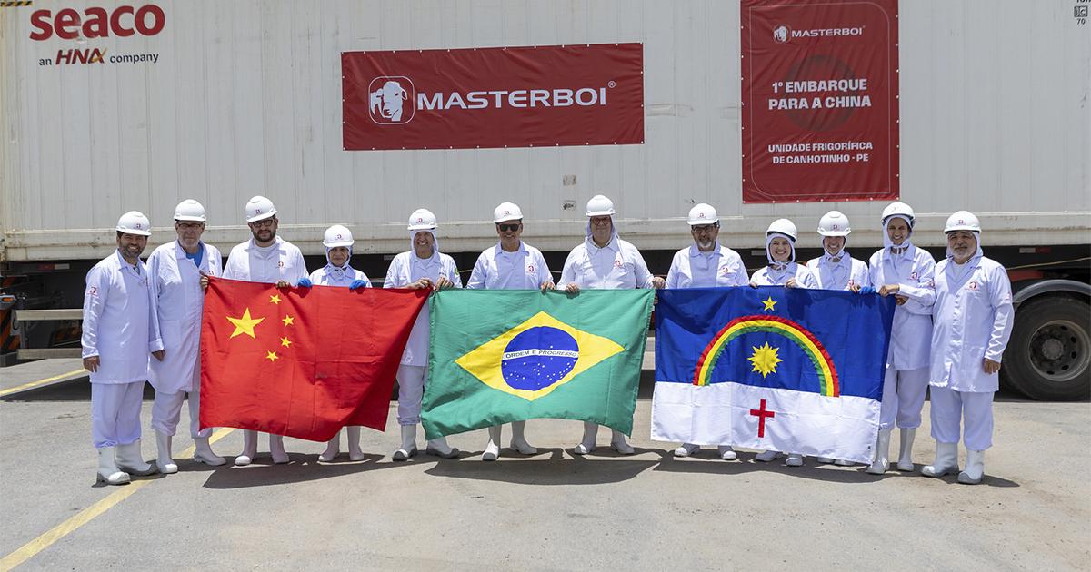 Frigorífico de PE exporta primeira carga de carne bovina do Nordeste à China