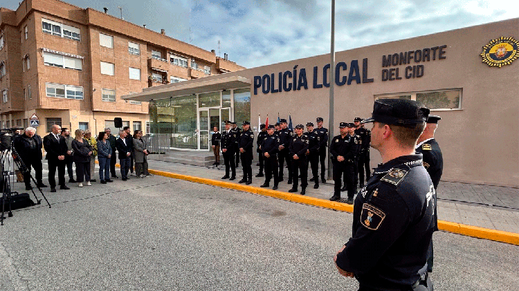 #Monforte del Cid estrena nuevo retén policial tras décadas sin mejoras
