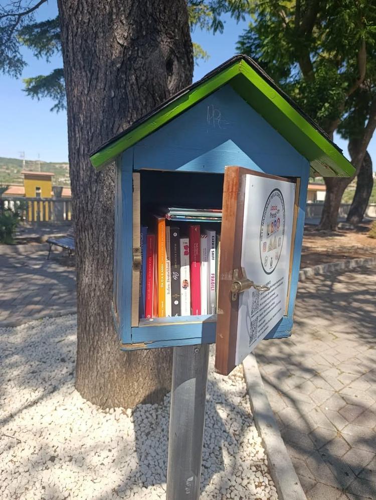 UN SENTITO RINGRAZIAMENTO A SEBASTIANO TUCCITTO PER LA SUA DISPONIBILITÀ NEL RIPARARE LA CASETTA DEI LIBRI VANDALIZZATA....