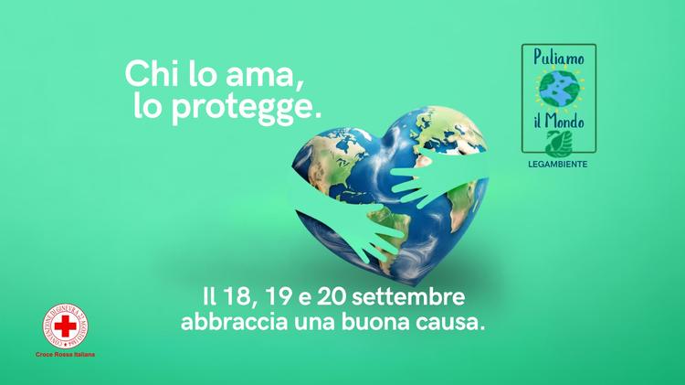 Croce Rossa al fianco di Legambiente per l’iniziativa “Puliamo il mondo”