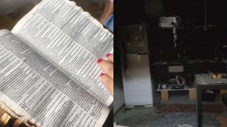 Bíblia fica intacta após incêndio destruir casa de cristã: “Nenhuma letra foi queimada”