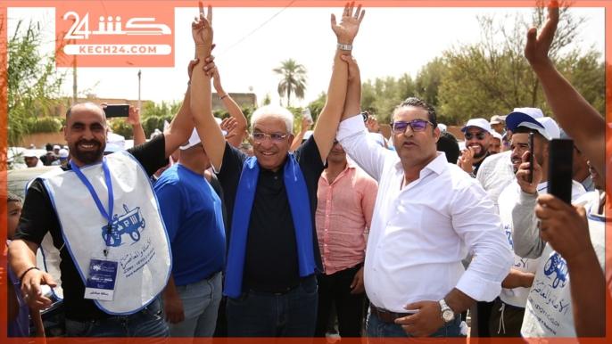 بالڤيديو.. حشود غفيرة تستقبل الصباري خلال حملة البام بجماعة الويدان