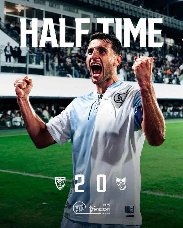 CHE PRIMO TEMPO!!! 💫 #SpeziaGubbio 2-0