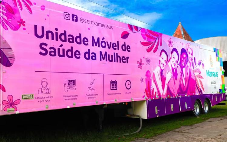 Unidades Móveis de Saúde da Mulher mudam de endereço em Manaus a partir desta segunda-feira; veja os locais