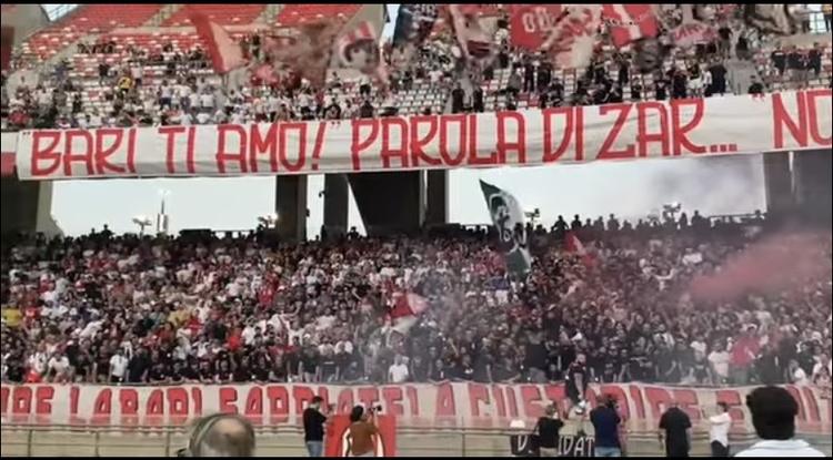Speciale Bari: l’ultimo saluto ad Igor Protti al San Nicola. La clip