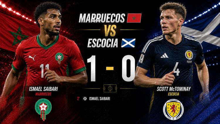 Marruecos sorprende: Gol de Saibari a los 73 Segundos sella triunfo clave ante Escocia en el Mundial 2026