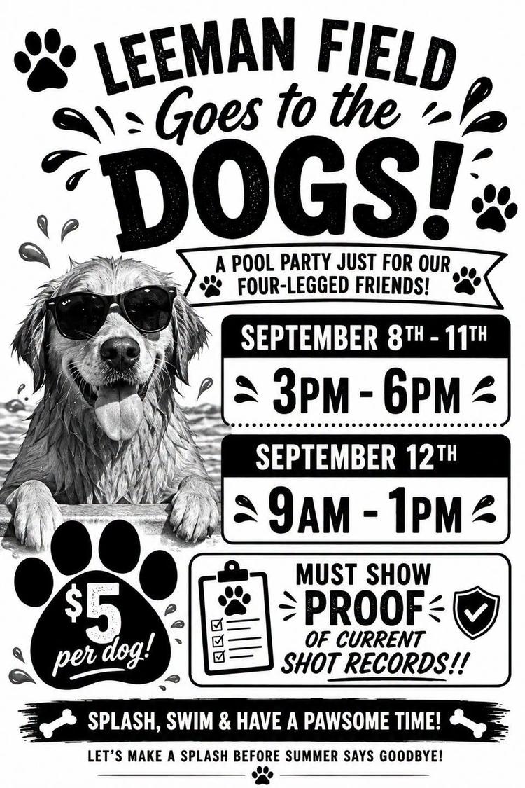 Leeman Field Goes To The Dogs!