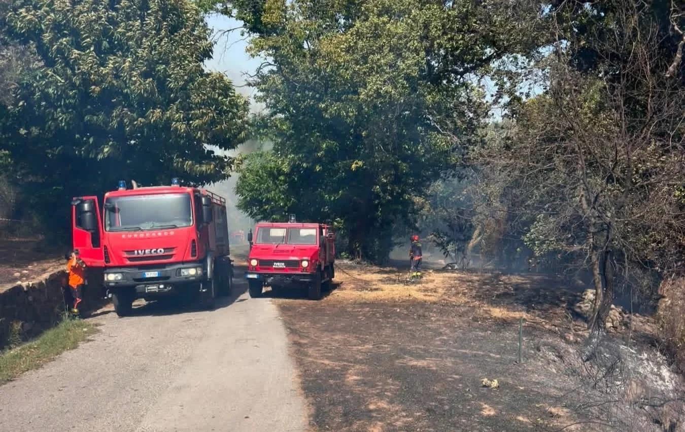 Cilento nella morsa del fuoco: tre roghi tra Montecorice, Perdifumo e Sessa