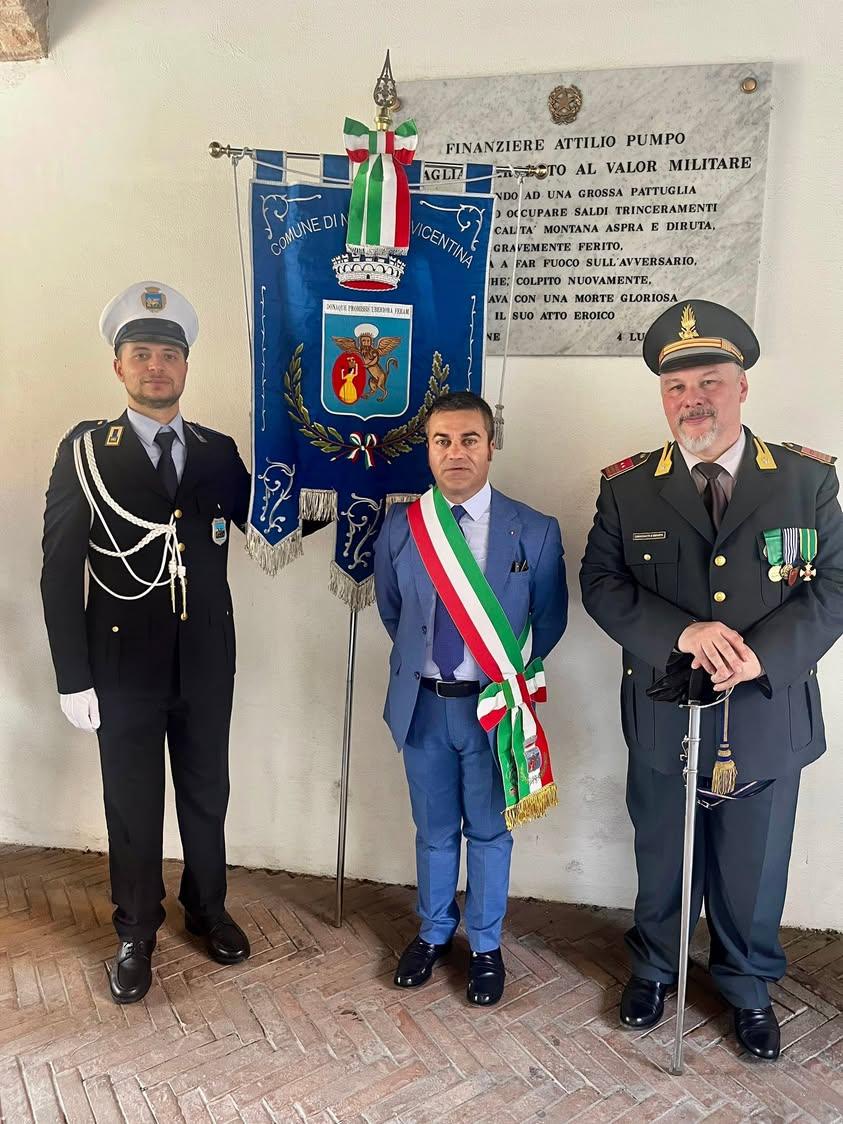 252° ANNIVERSARIO DELLA GUARDIA DI FINANZA Anche quest’anno il Comune di Noventa Vicentina ha partecipato alla cerimonia...
