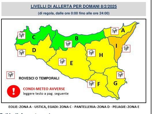 Allerta Arancione Leggi l'avviso completo: 👉www.protezionecivilesicilia.it/it/news/?pageid=75 Approfondisci 👉 https://...