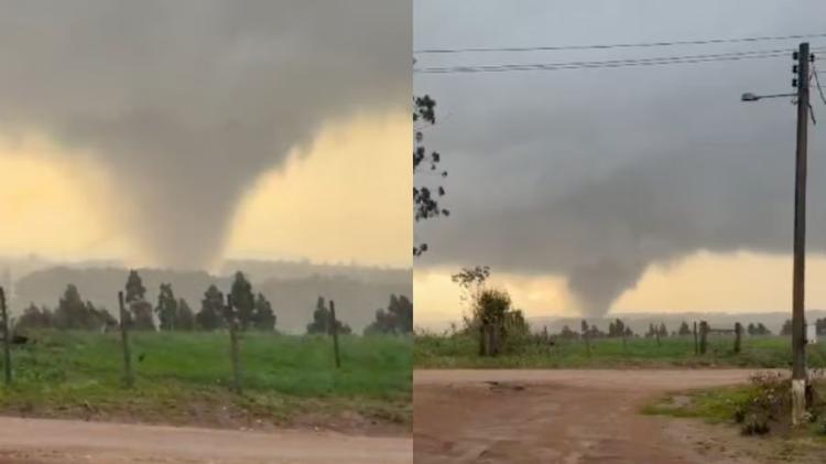 VÍDEO: Tornado causa destruição no Paraná
